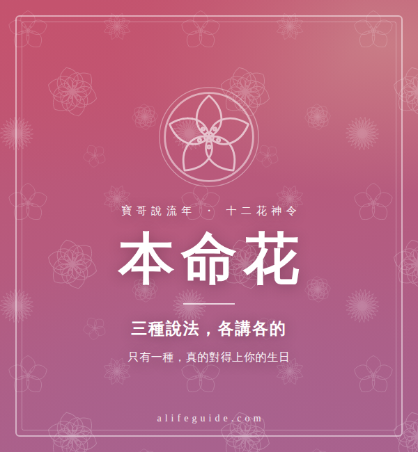 本命花｜寶哥說流年